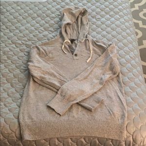 Banana Republic Grey Henley Sweatshirt